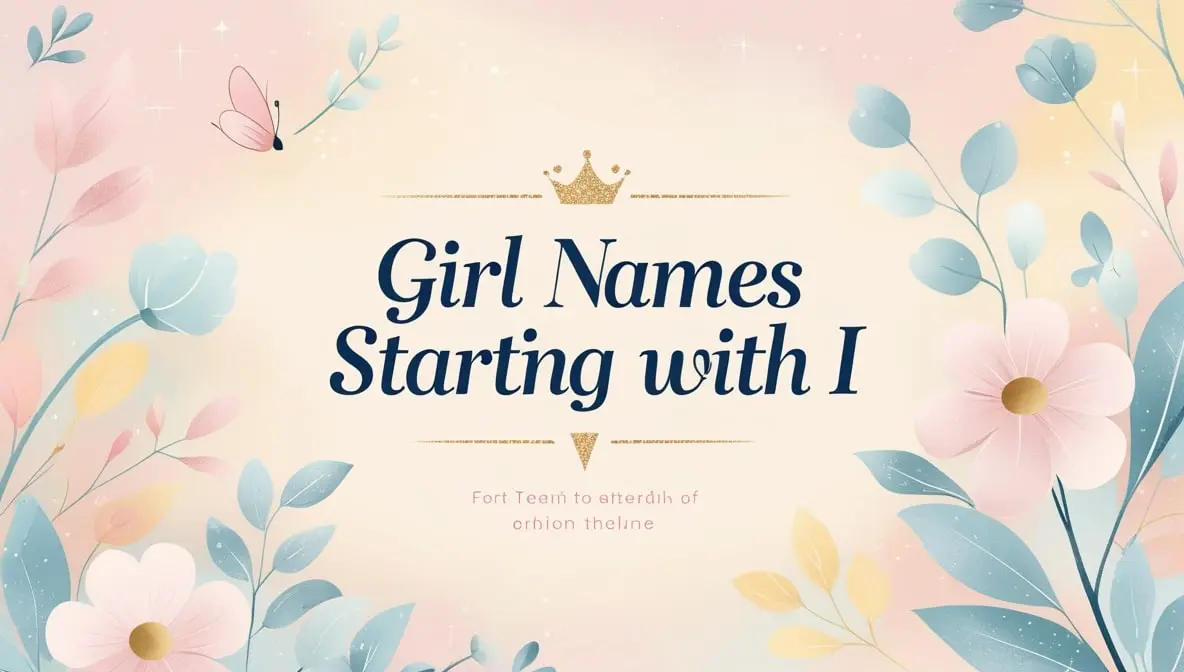 1000+ Top Girl Names Starting with I for Your Baby