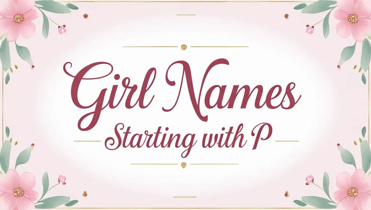 1000+ Top Girl Names Starting with P for Your Baby